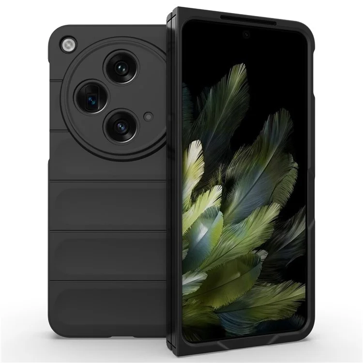 Für Oppo Find N3 5G PC-Handyhülle Stoßfeste Hülle - Schwarz