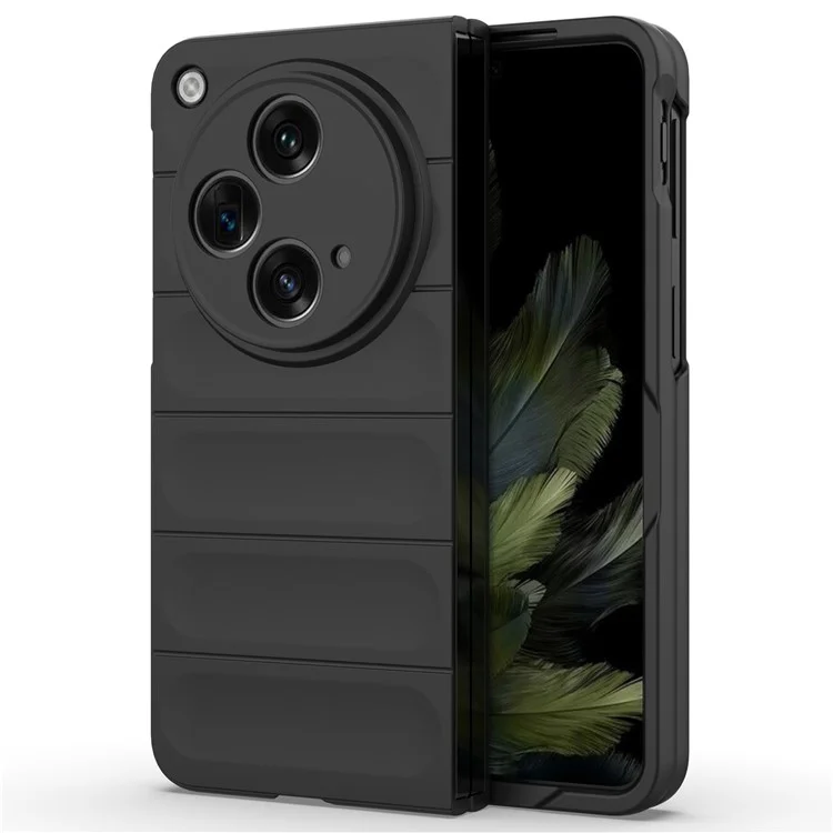Für Oppo Find N3 5G PC-Handyhülle Stoßfeste Hülle - Schwarz