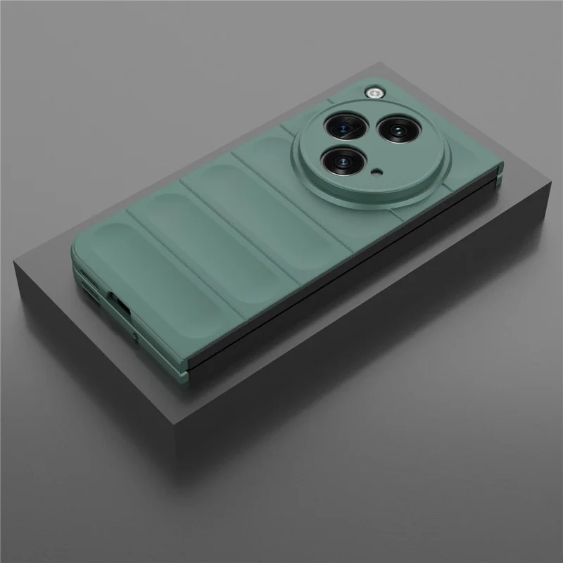 For Oppo Find N3 5G PC Phone Cover Rugged Shockproof Case - Green