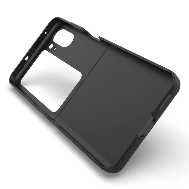 For Oppo Find N2 Flip 5G Phone Case Hard PC Anti-Scratch Cover - Black