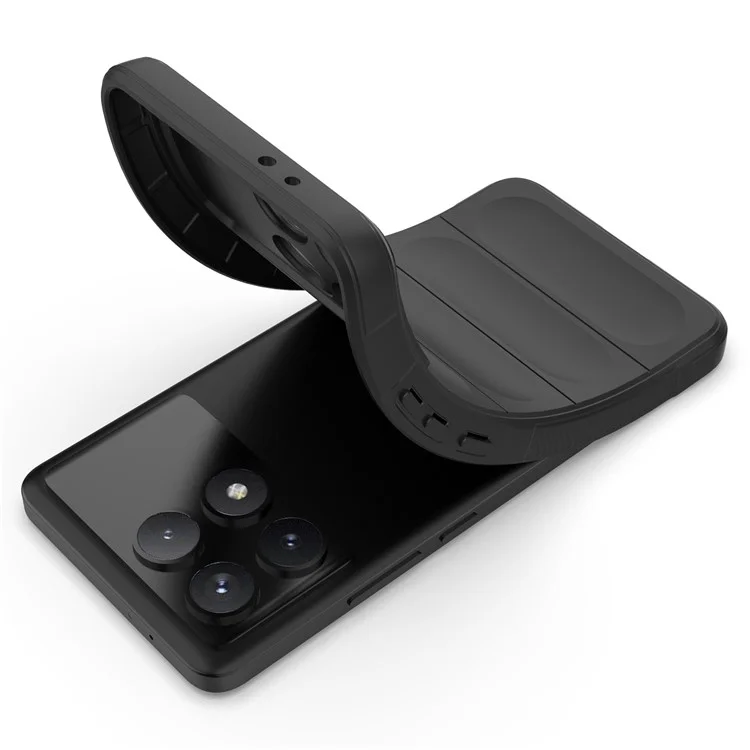 Für Xiaomi Poco F6 Pro 5G / Redmi K70 5G / K70 Pro 5G Case TPU Robustes Handyhülle - Schwarz