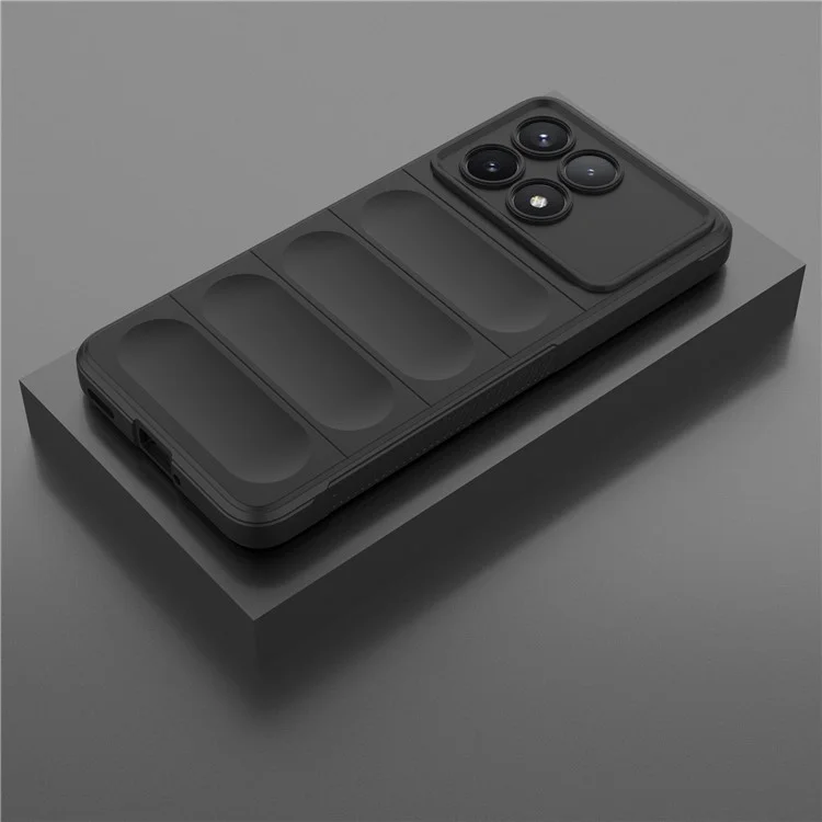 Für Xiaomi Poco F6 Pro 5G / Redmi K70 5G / K70 Pro 5G Case TPU Robustes Handyhülle - Schwarz