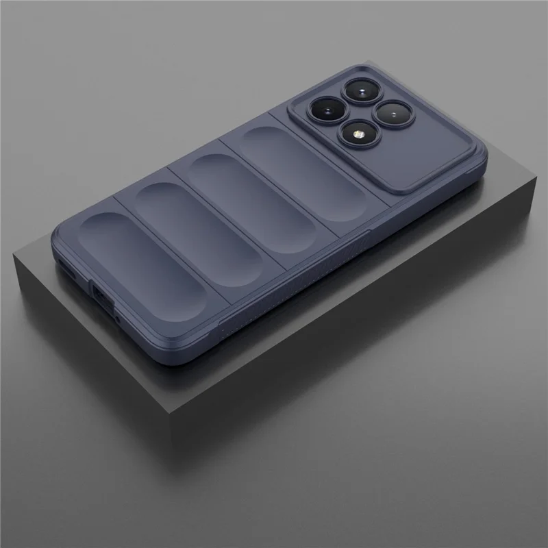 For Xiaomi Poco F6 Pro 5G / Redmi K70 5G / K70 Pro 5G Case TPU Rugged Phone Cover - Dark Blue