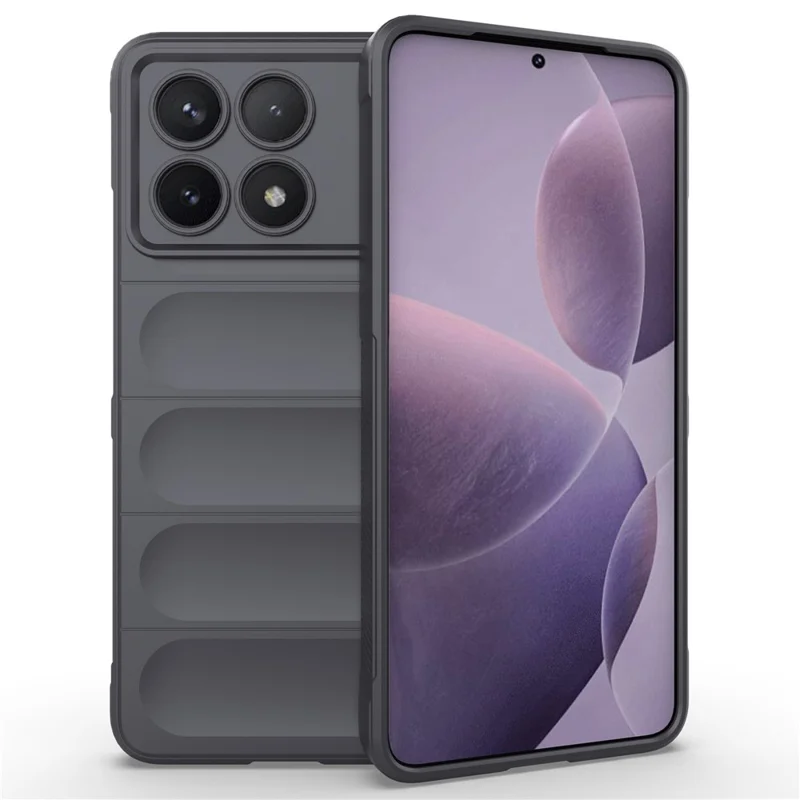 For Xiaomi Poco F6 Pro 5G / Redmi K70 5G / K70 Pro 5G Case TPU Rugged Phone Cover - Dark Grey