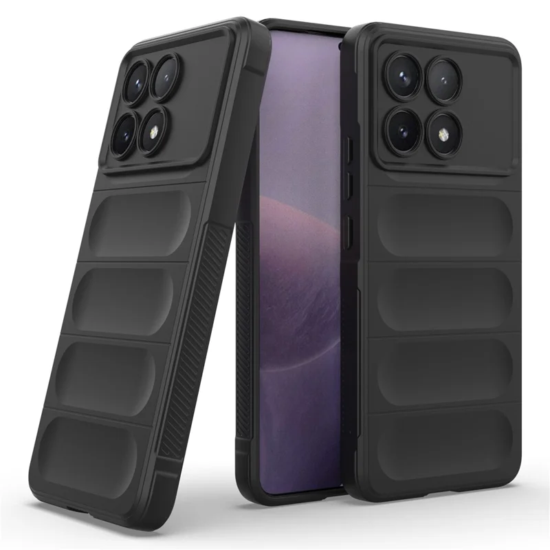 For Xiaomi Poco F6 Pro 5G / Redmi K70 5G / K70 Pro 5G Case TPU Rugged Phone Cover - Dark Grey