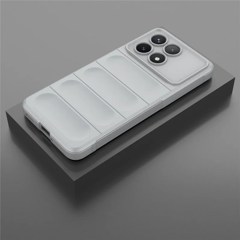 For Xiaomi Poco F6 Pro 5G / Redmi K70 5G / K70 Pro 5G Case TPU Rugged Phone Cover - Light Grey