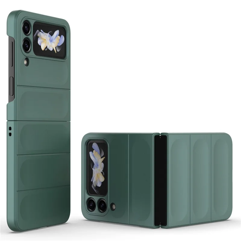 Para Samsung Galaxy Z Flip4 5G Capa de Telefone Caso Rígido PC Proteção contra Quedas Capa Traseira - Verde