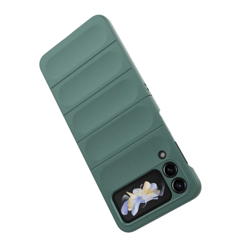 Para Samsung Galaxy Z Flip4 5G Capa de Telefone Caso Rígido PC Proteção contra Quedas Capa Traseira - Verde