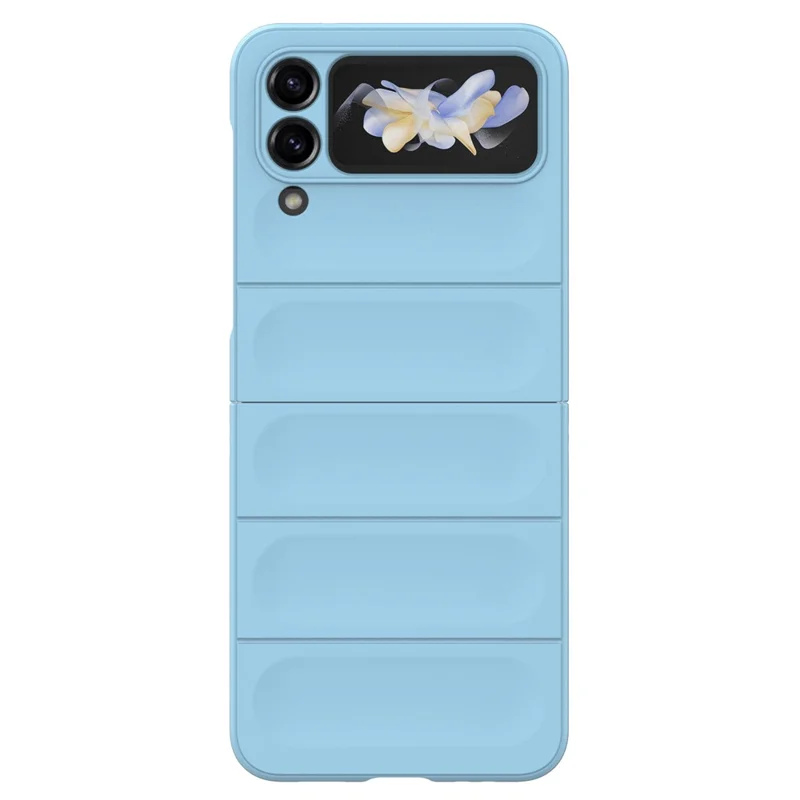 For Samsung Galaxy Z Flip4 5G Phone Case Hard PC Drop Protection Back Cover - Baby Blue