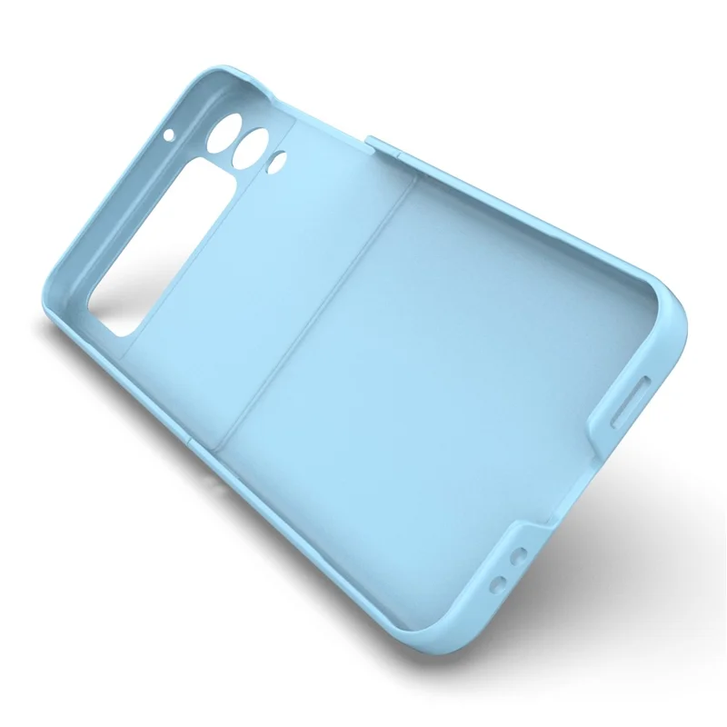 For Samsung Galaxy Z Flip4 5G Phone Case Hard PC Drop Protection Back Cover - Baby Blue