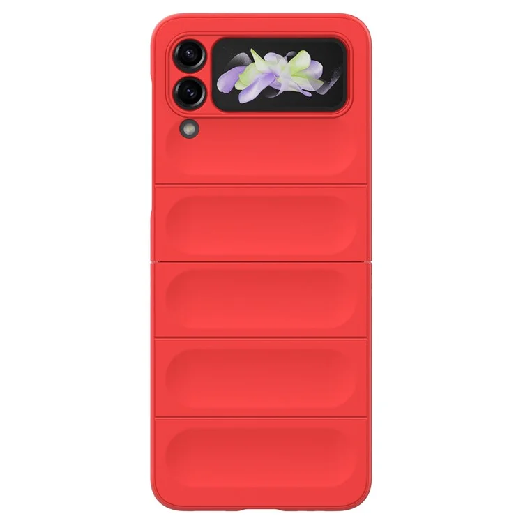 Coque pour téléphone Samsung Galaxy Z Flip3 5G, protection rigide en PC - Rouge