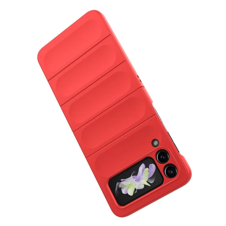 Coque pour téléphone Samsung Galaxy Z Flip3 5G, protection rigide en PC - Rouge