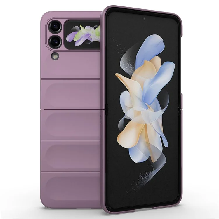 Für Samsung Galaxy Z Flip3 5G Handyhülle Harte PC Stoßfeste Schutzhülle - Helllila