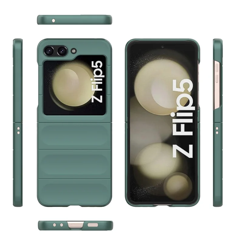 Per Samsung Galaxy Z Flip5 5G Case Custodia Antiurto Robusta - Verde