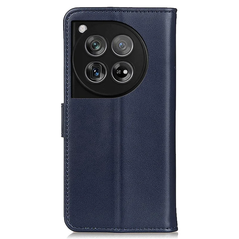 For OnePlus 12 5G Leather Case Wallet Protective Phone Cover - Blue