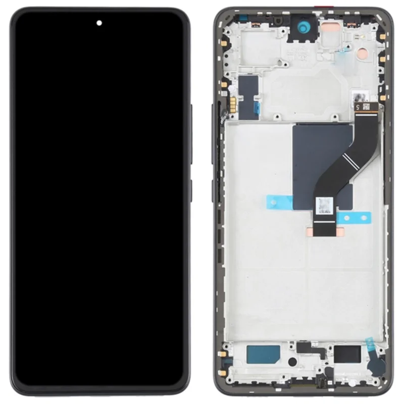 For Xiaomi 12 Lite 5G Grade C LCD Screen and Digitizer Assembly + Frame Part (TFT Technology) (without Logo) - Black
