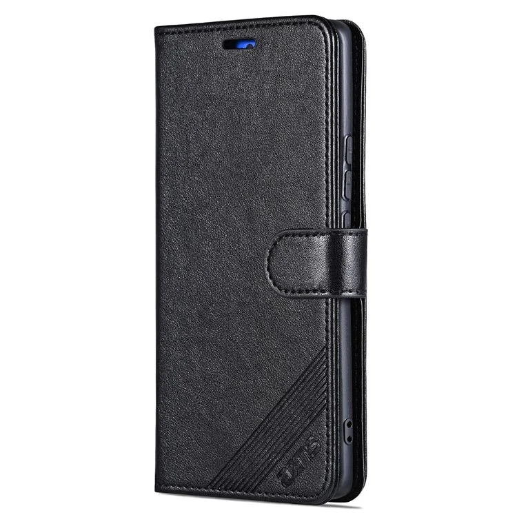 AZNS Para Xiaomi Redmi K70E 5G / Poco X6 Pro 5G Funda de Piel de Oveja Texturizada - Negro
