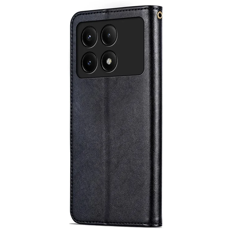 AZNS Para Xiaomi Redmi K70E 5G / Poco X6 Pro 5G Funda de Piel de Oveja Texturizada - Negro