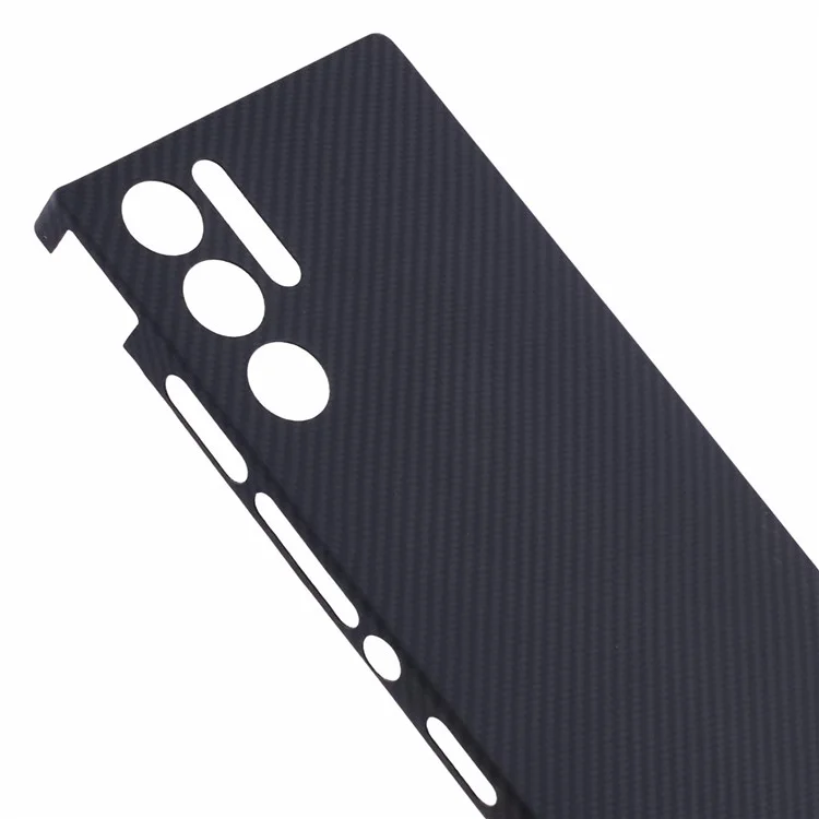 Para Zte Nubia Red Magic 9 Pro 5g Caso 600D Textura Fina Tampa da Fibra Aramid Tampa (orifício Preciso da Lente) - Preto