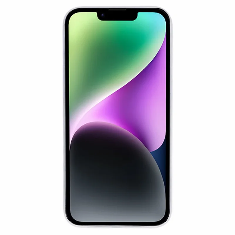 For iPhone 14 Hard PC Ultra-Thin Case Camera Protection Phone Cover - White