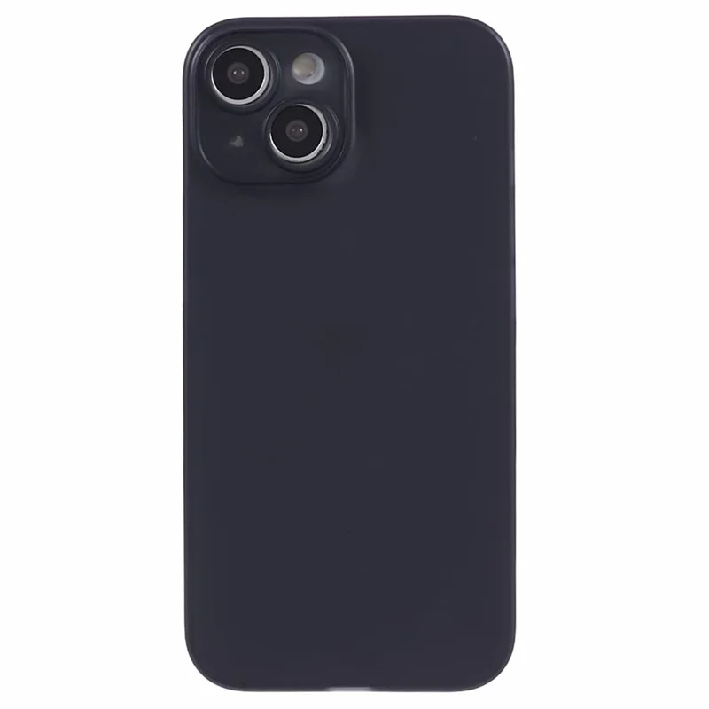 For iPhone 13 Phone Case Hard PC Ultra-Thin Anti-Scratch Cover - Black