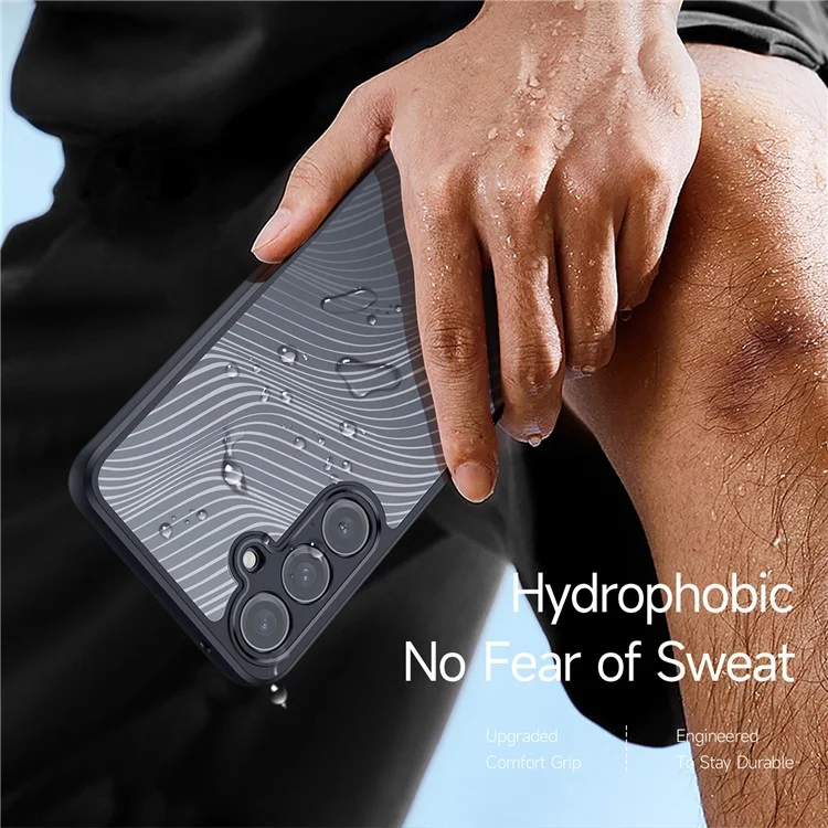 Série Dux Ducis Aimo Pour Samsung Galaxy A55 5G Case Anti-fall pc + Tpu (certification Reach) - Noir