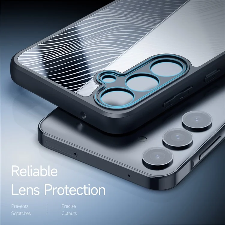 Série Dux Ducis Aimo Pour Samsung Galaxy A55 5G Case Anti-fall pc + Tpu (certification Reach) - Noir