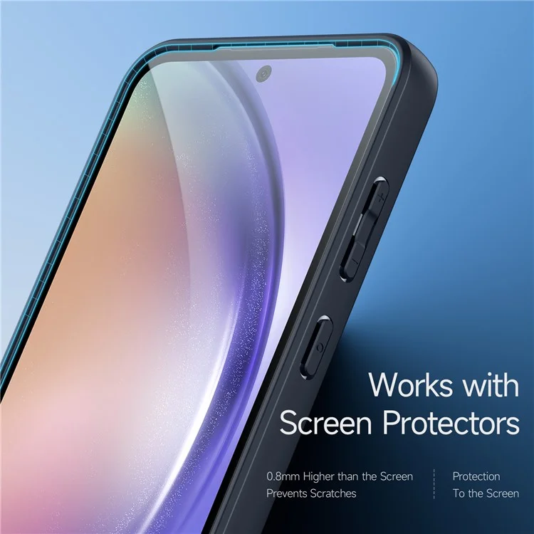 Série Dux Ducis Aimo Pour Samsung Galaxy A55 5G Case Anti-fall pc + Tpu (certification Reach) - Noir