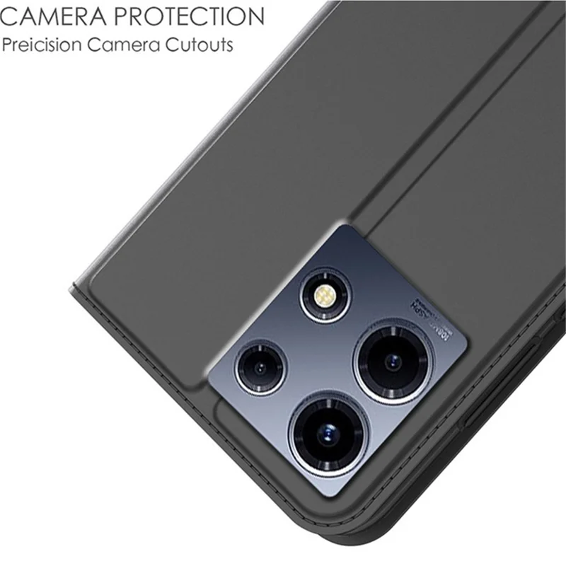 Per Infinix Note 30 VIP 5G Case PU Leather Shockproof Phone Cover - Nero