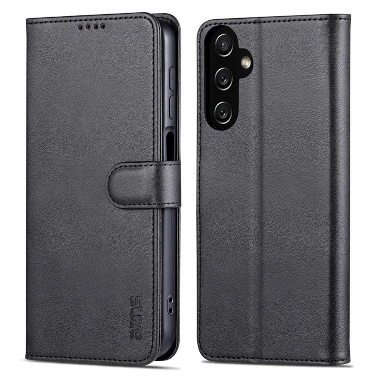 AZNS para Samsung Galaxy A35 5G Capa de Telefone de Couro Carteira Flip Phone Cover - Preto