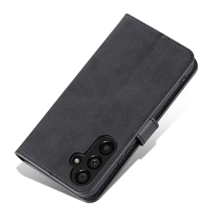 AZNS para Samsung Galaxy A35 5G Capa de Telefone de Couro Carteira Flip Phone Cover - Preto