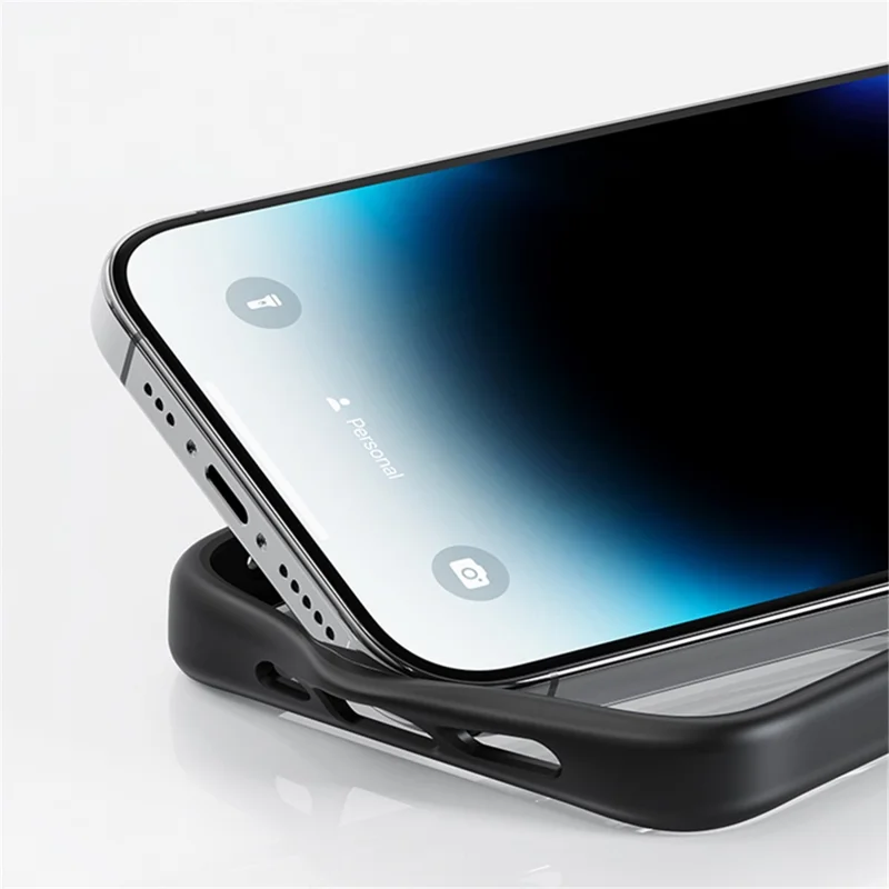 ROCK For iPhone 15 Pro Max Clear Phone Case Magnetic Cover Compatible with MagSafe - White