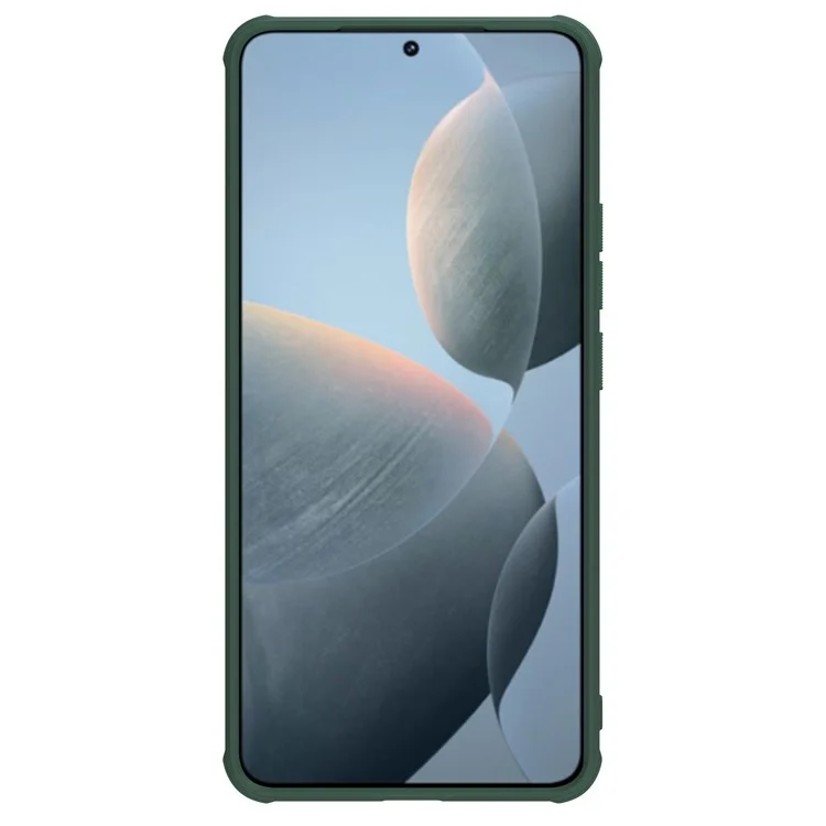 NILLKIN Frosted Shield Pro für Xiaomi Poco F6 Pro 5G / Redmi K70 5G / K70 Pro 5G Handyhülle Sturzsichere magnetische Abdeckung - Grün