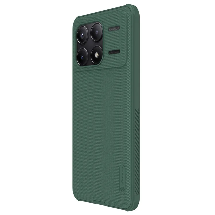 NILLKIN Frosted Shield Pro für Xiaomi Poco F6 Pro 5G / Redmi K70 5G / K70 Pro 5G Handyhülle Sturzsichere magnetische Abdeckung - Grün