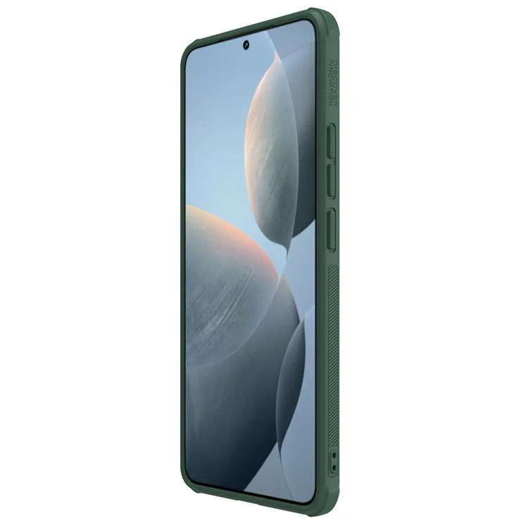 NILLKIN Frosted Shield Pro für Xiaomi Poco F6 Pro 5G / Redmi K70 5G / K70 Pro 5G Handyhülle Sturzsichere magnetische Abdeckung - Grün