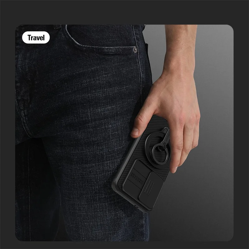 NILLKIN CamShield Pro Case for Samsung Galaxy S24 Shell Magnetic PC+TPU Phone Cover - Green