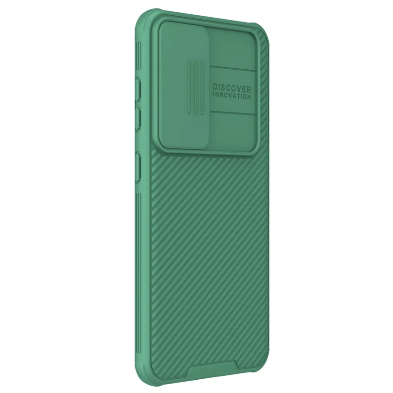 NILLKIN CamShield Pro Case for Samsung Galaxy S24 Shell Magnetic PC+TPU Phone Cover - Green