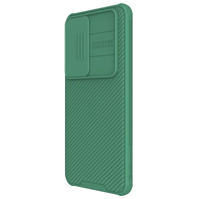 NILLKIN CamShield Pro Case for Samsung Galaxy S24 Shell Magnetic PC+TPU Phone Cover - Green