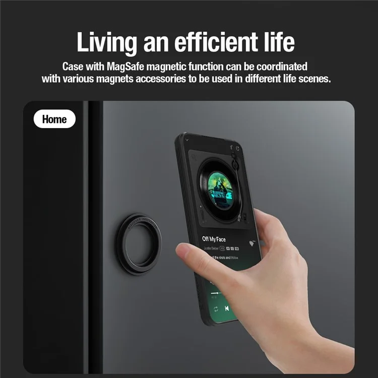 NILLKIN CamShield Pro Case pour Samsung Galaxy S24+ Étui de téléphone magnétique avec couvercle de caméra coulissant - Vert