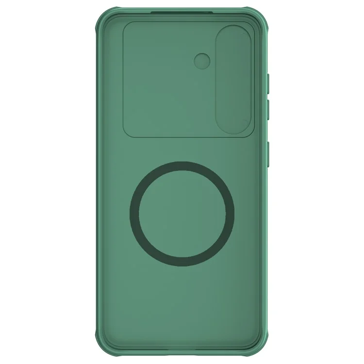 NILLKIN CamShield Pro Case pour Samsung Galaxy S24+ Étui de téléphone magnétique avec couvercle de caméra coulissant - Vert