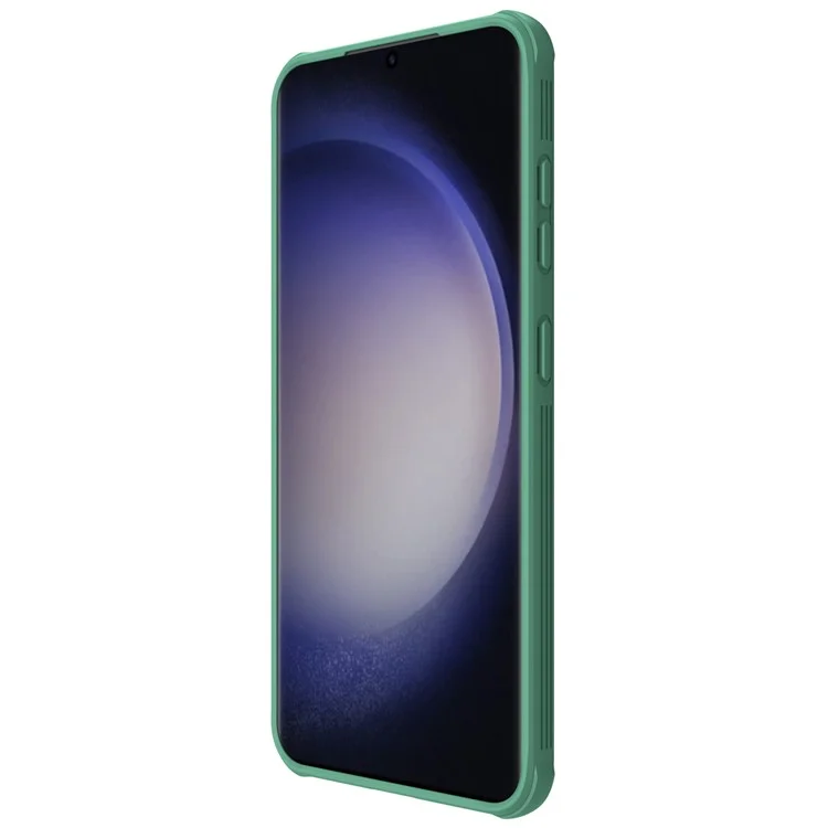 NILLKIN CamShield Pro Case pour Samsung Galaxy S24+ Étui de téléphone magnétique avec couvercle de caméra coulissant - Vert