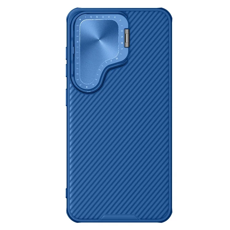 NILLKIN CamShield Prop Magnetische Serie für Samsung Galaxy S24 Handyhülle Linsenabdeckung Ständer Rückschale - Blau
