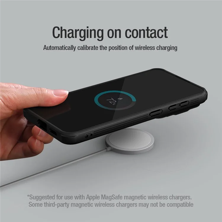 NILLKIN CamShield Prop Magnetische Serie für Samsung Galaxy S24 Handyhülle Linsenabdeckung Ständer Rückschale - Blau
