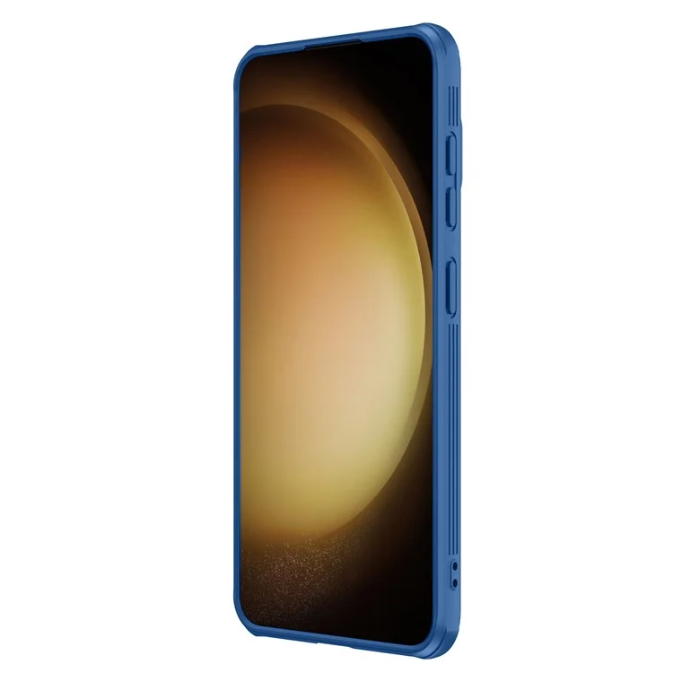 NILLKIN CamShield Prop Magnetische Serie für Samsung Galaxy S24 Handyhülle Linsenabdeckung Ständer Rückschale - Blau