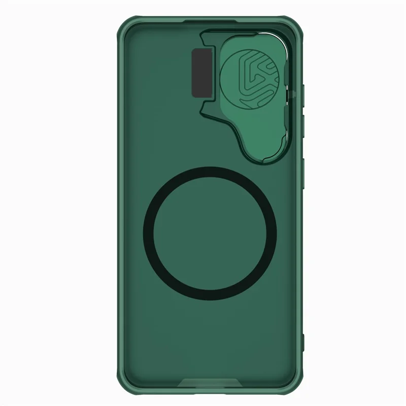 NILLKIN CamShield Prop Magnetic Series for Samsung Galaxy S24 Phone Case Lens Cover Kickstand Back Shell - Green