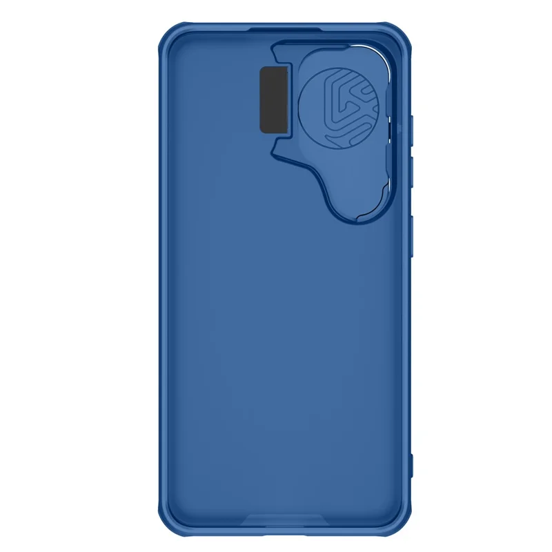 NILLKIN CamShield Prop Series for Samsung Galaxy S24 Cell Phone Case Kickstand Lens Lid PC+TPU Shell - Blue
