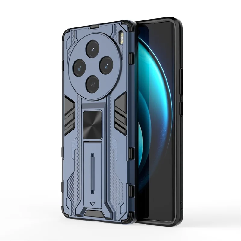 Para vivo X100 5G Kickstand Cell Phone Cover Shockproof Protective Case - Azul