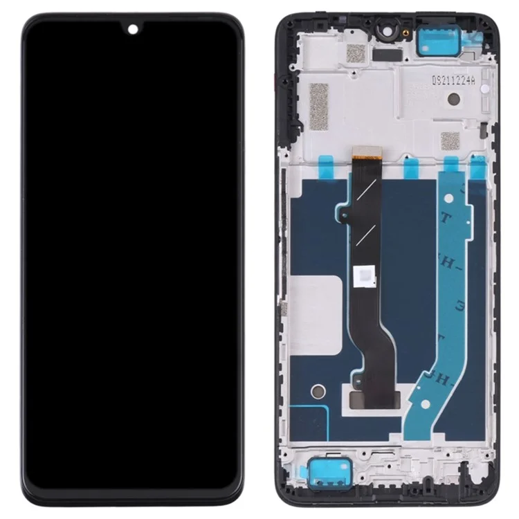 Para TCL 30 T676H / 30+ T676K, T676J OEM Grade S LCD Screen e Conjunto de Digitalizador + Peça de Reparo de Moldura (sem Logotipo)