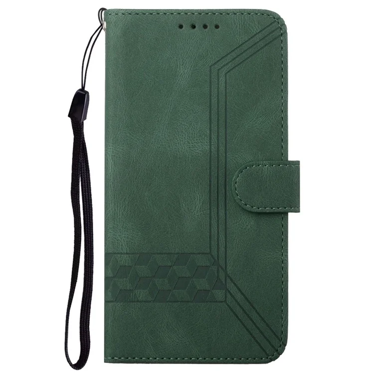 YX0010 Series for Google Pixel 8a Wallet Leather Case Protective Phone Cover - Blackish Green