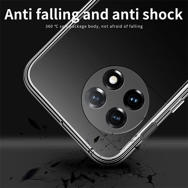 MOFI For OnePlus 12 5G Anti-Dust Cover TPU Phone Shell Clear Phone Case